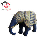 Thai fabric stuffed Elephant