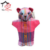 Brocade Bear puppet
